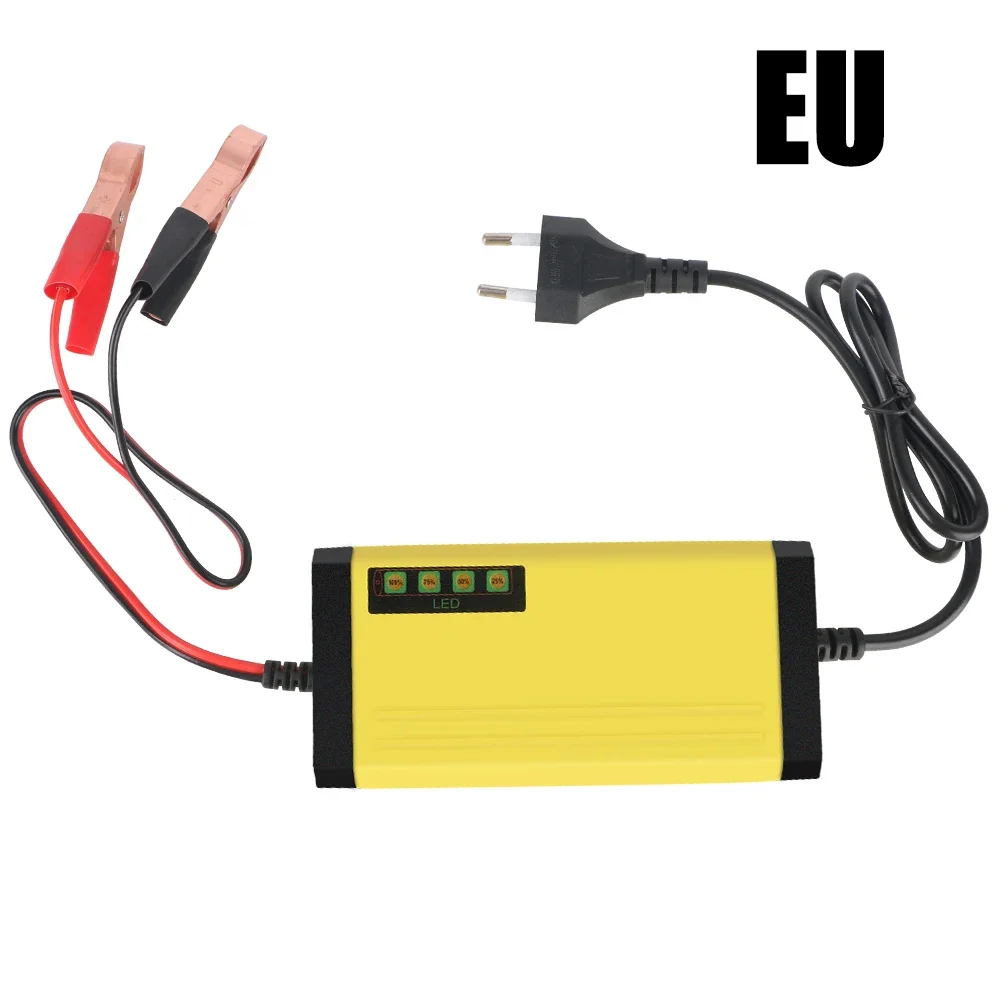 220V Power Puls Repair 12V 2A Autobatterie-Ladegerät für Nass- und Trocken-Blei-Säure-Batterien mit LED-Anzeige, Motorrad- und LKW-Ladegerät – Detail 4