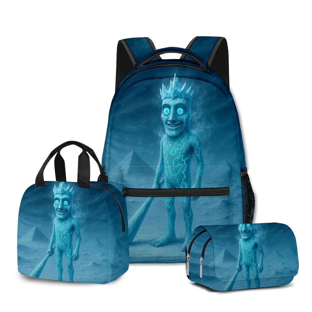 Hip Hop Youthful Trendy tungtungtung 3D Print 3pcs/Set