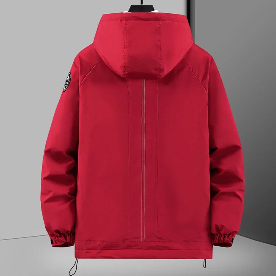 Autumn Winter Thick Jacket Men Plus Size 11XL Cargo Jacket Coat Fashion Casual Solid Color Cargo Coat Male Big Size 10XL 11XL 2