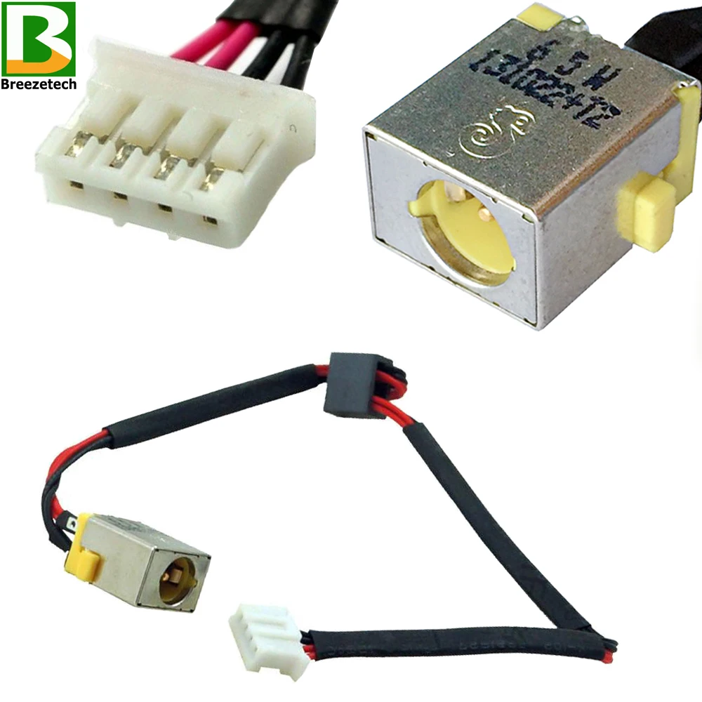 100 New 65w Laptop Dc Power Jack Cable For Acer Aspire 5552 5736 5733