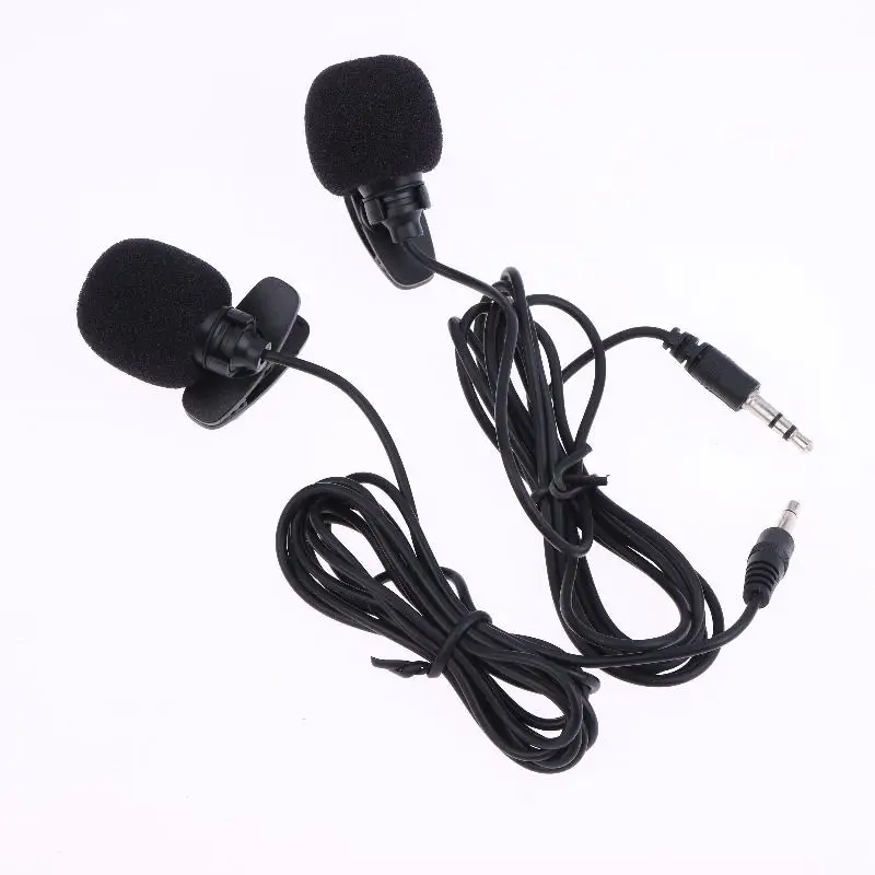 【C】1 microfono a condensatore a clip da 1,5 m, mini portatile, cablato da 3,5 mm, per telefono e PC portatile - Image 5