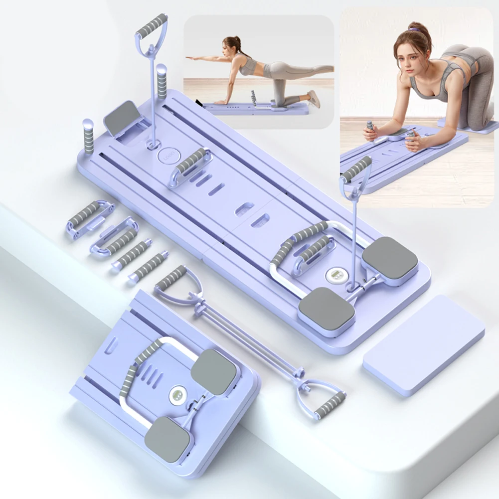 Push-up Board Portable Multifunctional Push-up Bar Foldable Fitness Equipment For Arms/Back Training Abdominal Board with Timer