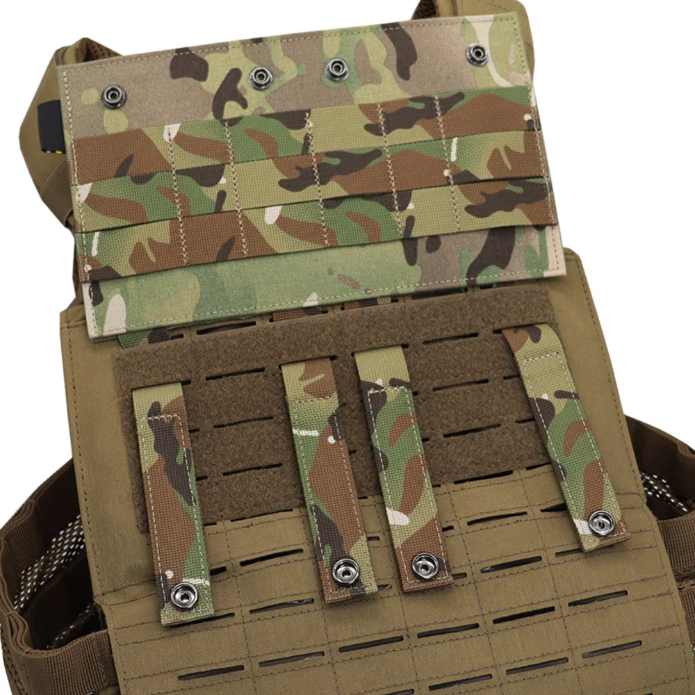 Taktische Weste Patch Molle Adapter Panel Haken & Schleife Konverter Montage Plakat Abzeichen Patches EDC Werkzeug Tasche – Detail 18