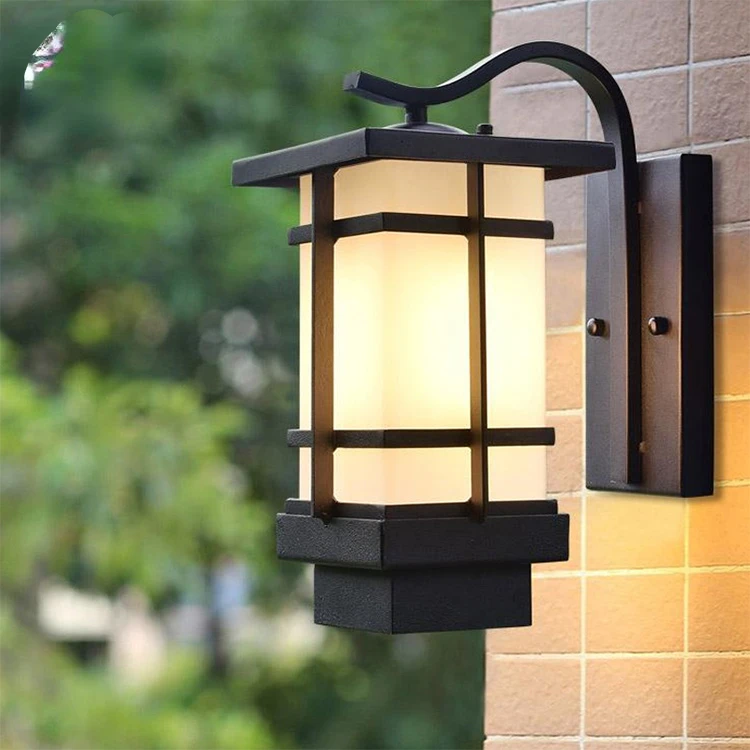 

Modern garden ip65 led outside wall lights outdoor waterproof light fixture sconce black vintage lantern led outdoor wall lamp