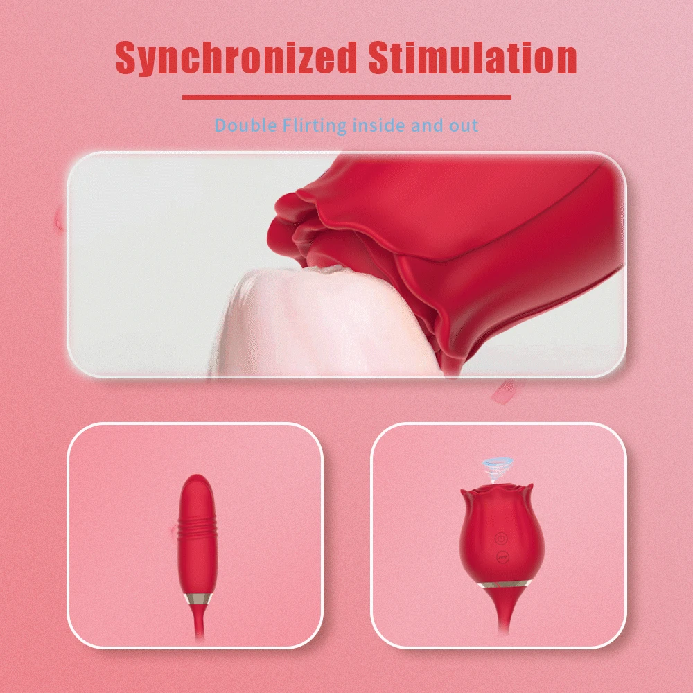 Female Sex Toys Clit Sucking Vibrator Clitoris Vibrator Vibrator Sex Toy Dildo Sex Toys Rose Sucking Vibrator Rose Sucking Vibrator for Women Nipple Clit Stimulator Vibrating Egg Dildo Vibrators Clitoris Sucker Vibator Sex Toy for Women