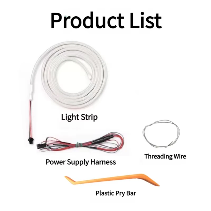 Car Trunk Led Light Strip Waterproof PVC Flexible Ambient Light thumbnail 10