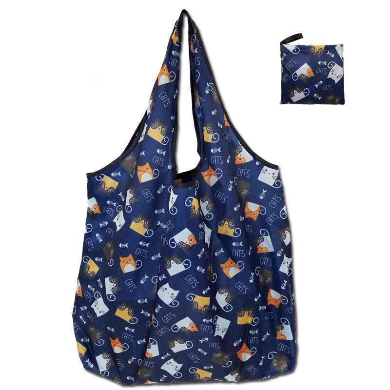 Floral Eco-Friendly Reusable Shopper Tote Bag