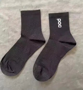 POC Speed Dry Road Cycling Outdoor Socks Black and White Highway Cycling Outdoor Socks Black and White cycling socks