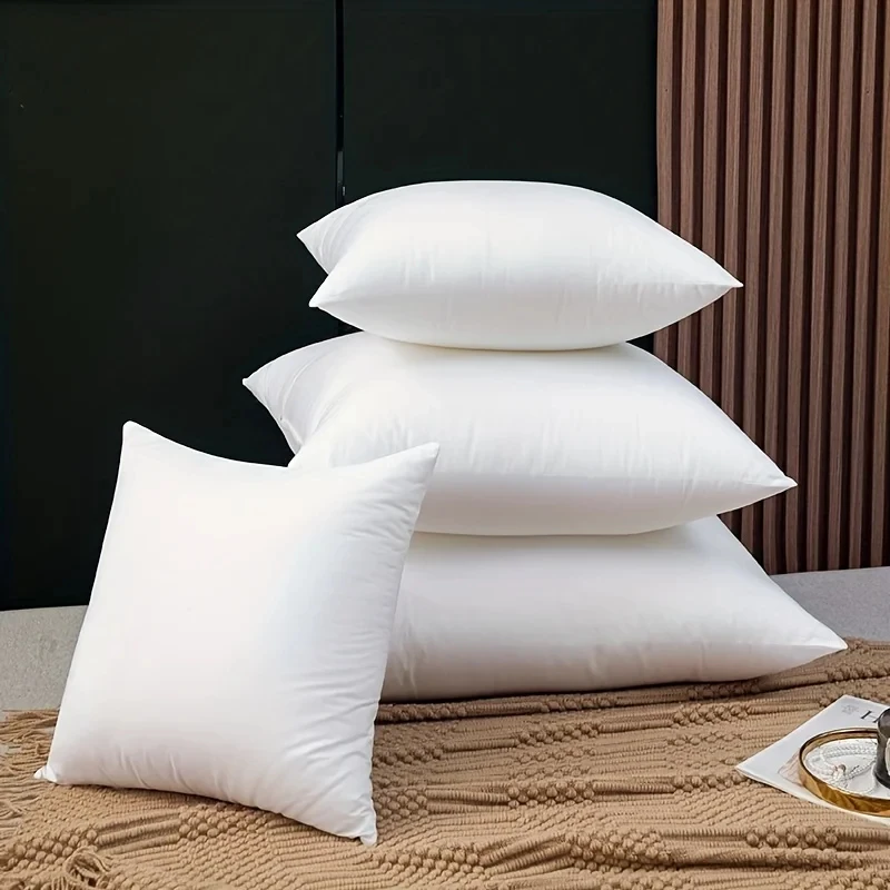 100%cotton Standard White Bounce Back Pillow Cushion Core Sofa Car Seat Home Interior Decor Pillows30x30/40×40/45×45/60x80cm BEST SELLERS