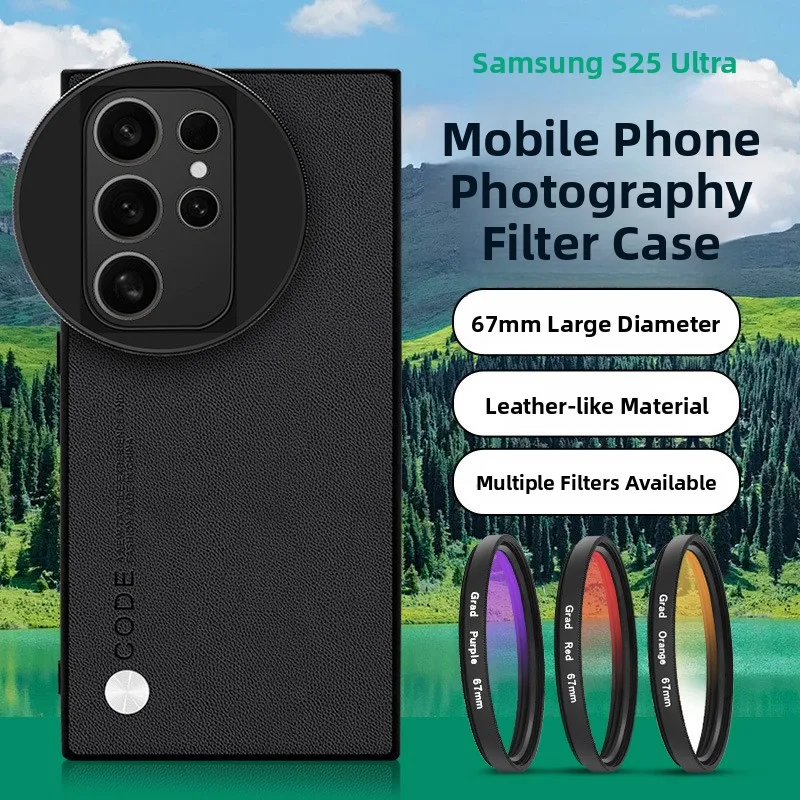  Galaxy S23 S24 S25 Ultra Phone Case Photoaphy Kit Starlight ND Filter Anti-Laser 67mm Creative Personalized Protect...
