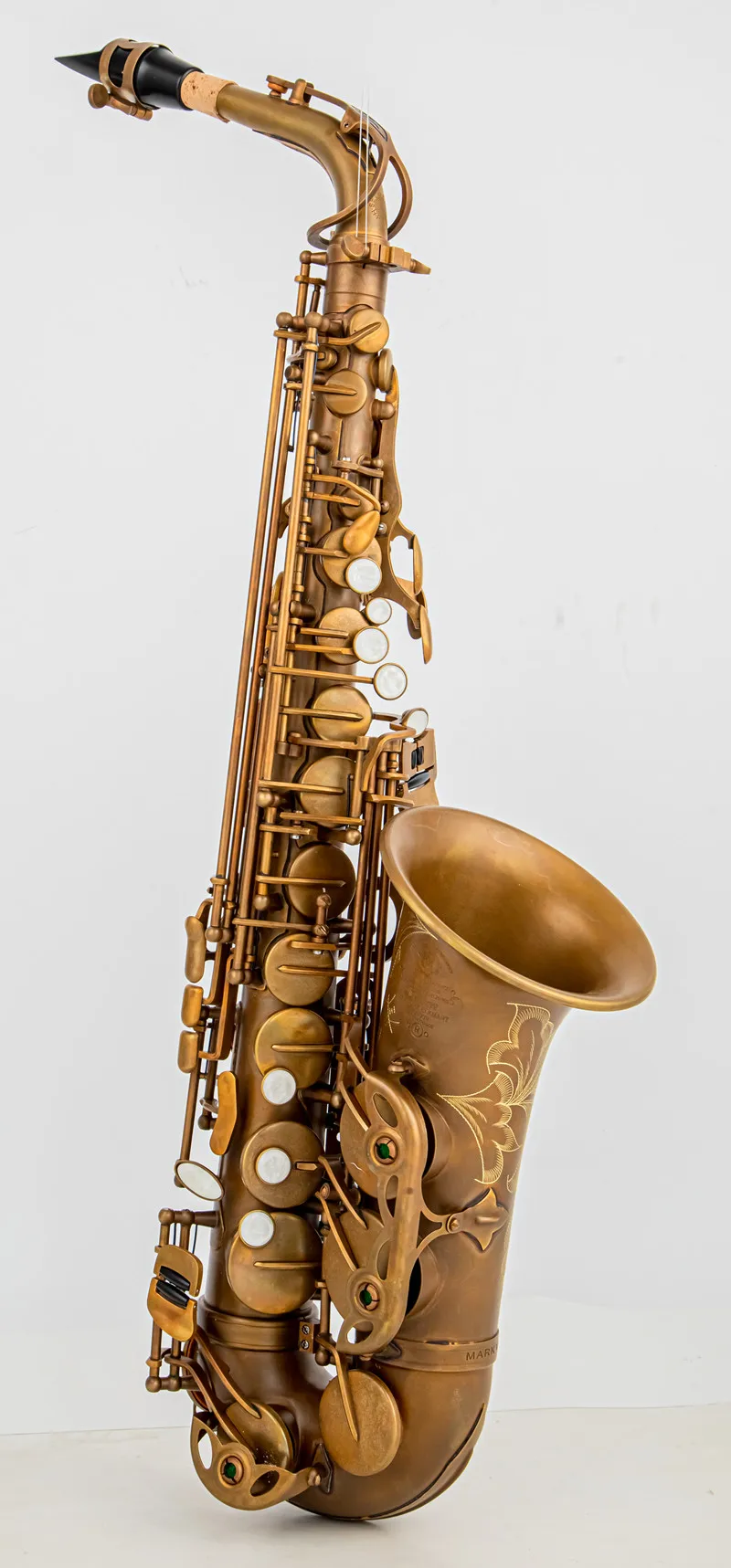 

2023 Mark VI Alto Saxophone Eb Antique Copper Simulation Alto Sax Professional Playing Woodwind Instrument with Mouthpiece