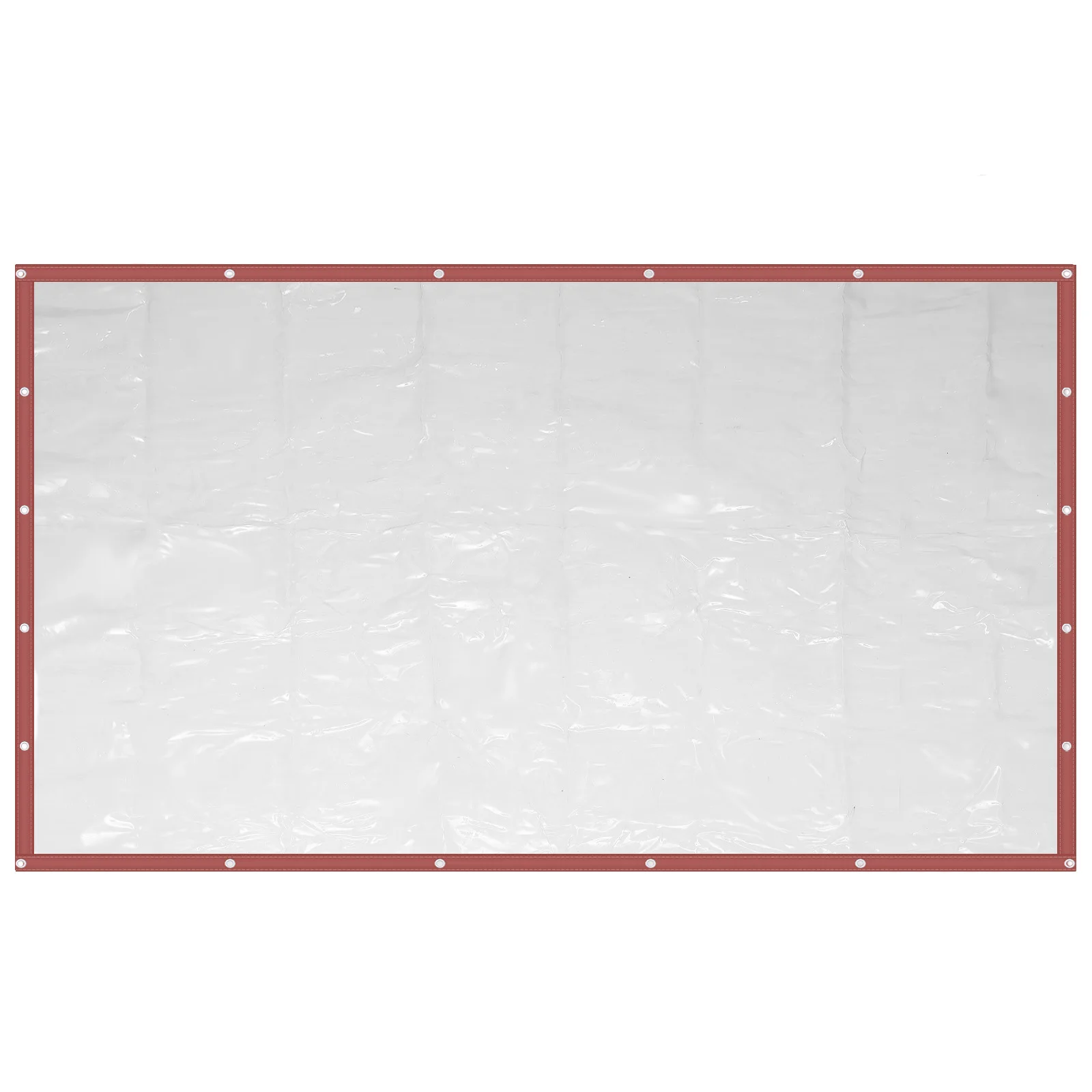 PVC Hanging Clear Vinyl Tarp for Patio,Outdoor transparent Tarp Curtain,PVC Outdoor 5&times;2.5m/16&times;8ft Rainproof