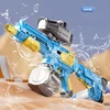 M416 Electric Water Guns Toy Automatic Manual 2 Modes Beach Blaster Powerful Summer Outdoor Toys for Children Boys Girls Adults 2
