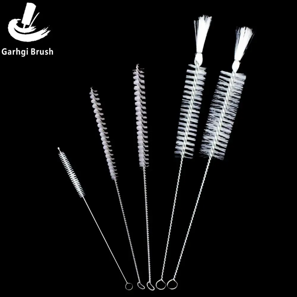 Nylon rohr Reinigungs bürsten manuelle Handwerkzeuge Stroh glas Wasch düsen Flasche Test labor Kolben reiniger Haushalts zubehör