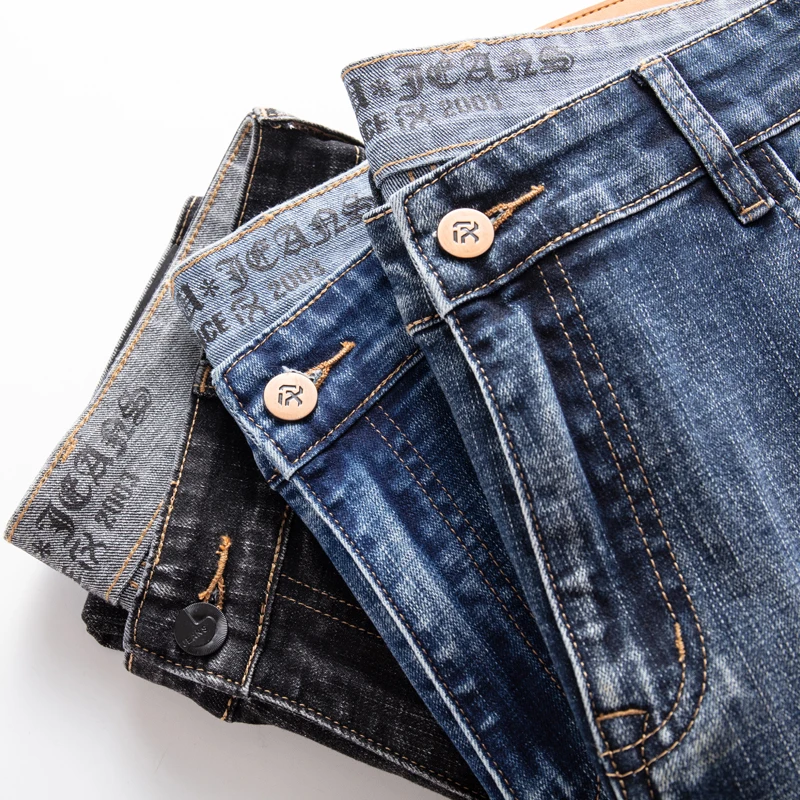 Men Jeans Stretch Classic Style Denim Pants men jeans mens jeans jeans trousers denim trousers