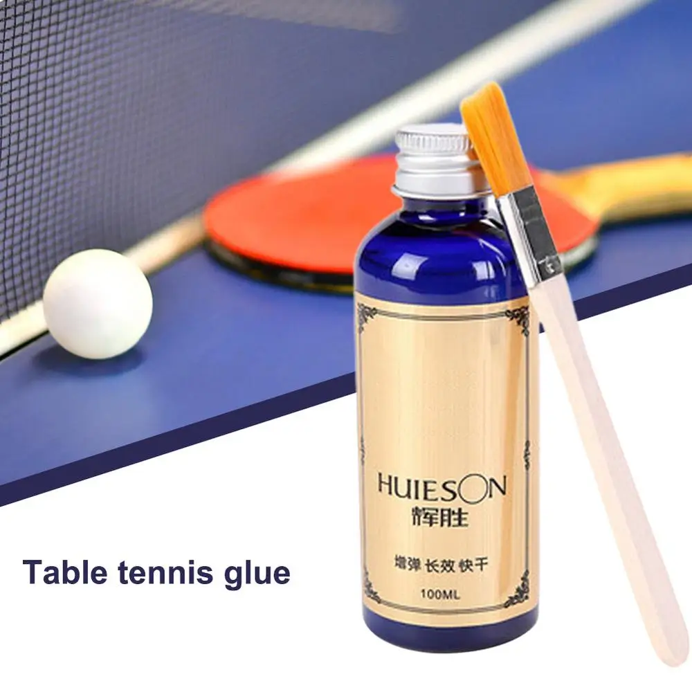 Description Picture 2 of item100ml Speed Liquid Super Glue With Brush For Pingpong Racket Rubbers Table Tennis Glue School Office Accessories