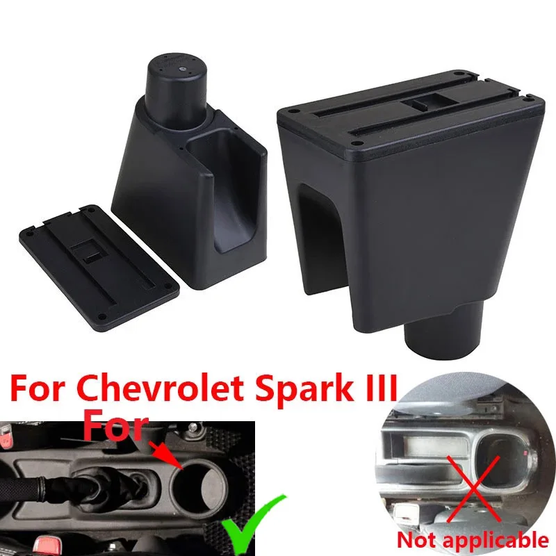 Car Armrest Box For Chevrolet Spark 3 III Aveo T200 Car Accessories
