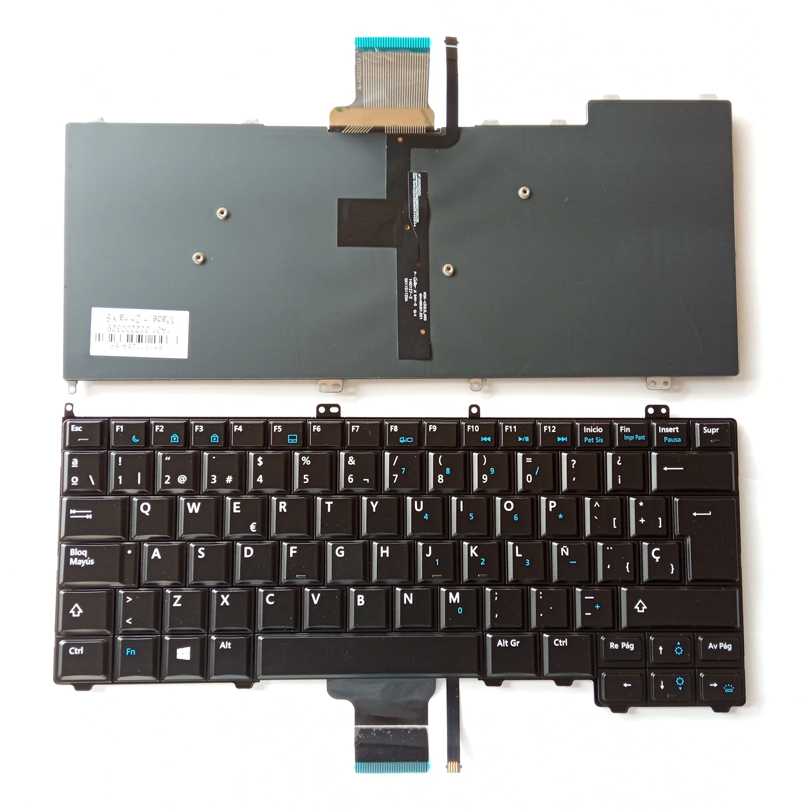 

For Dell LATITUDE E7240 E7420 E7440 Laptop Keyboard Backlit SP Spanish