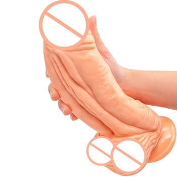 265MM*75MM Big Dick Soft Dildos Realistic Huge Strapon Anal Penis Giant Sex Toys Suction Cup For Women Female Masturbator 2