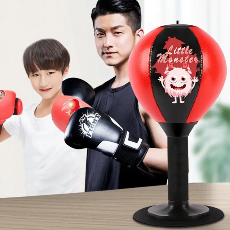 Desktop Punching Bag Stress Relief Punching Bag Table Boxing with Suction Cup Desk Boxing Punch Ball for Training