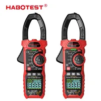 HABOTEST HT208 Digital Clamp Meter 1000A 1000V Multimeter AC DC True RMS Amperimetrica Capacitance Digital Clamp Tester 1