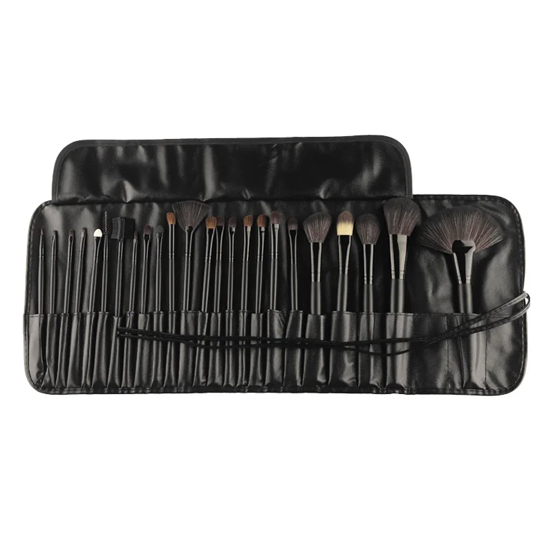 Set completo di 24 pennelli per il trucco, setole sintetiche di alta qualità, super morbide, strumenti professionali per l'applicazione di cosmetici, pennello per sopracciglia - immagine 2