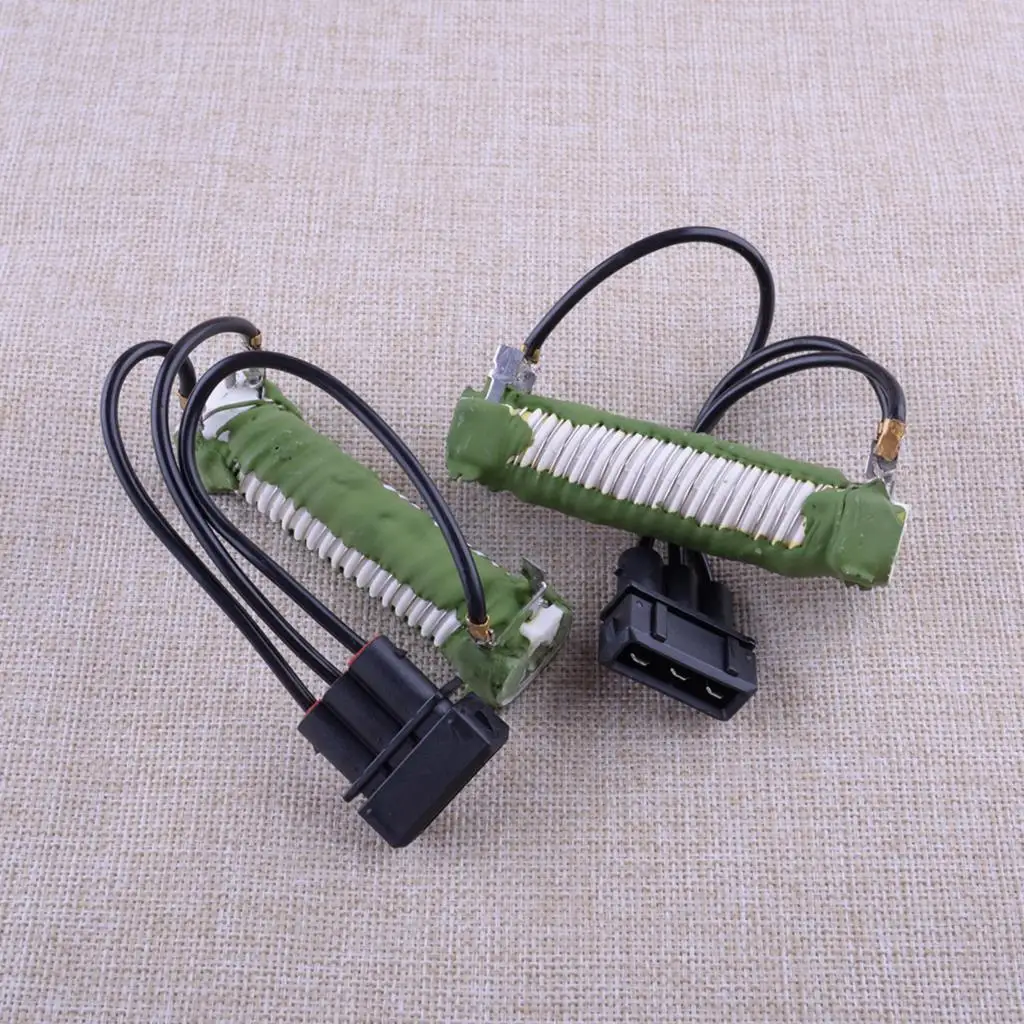 

2Pcs Car Engine Cooling Fan Resistor Fit for Volkswagen Transporter EuroVan 1992 1993 701959263D