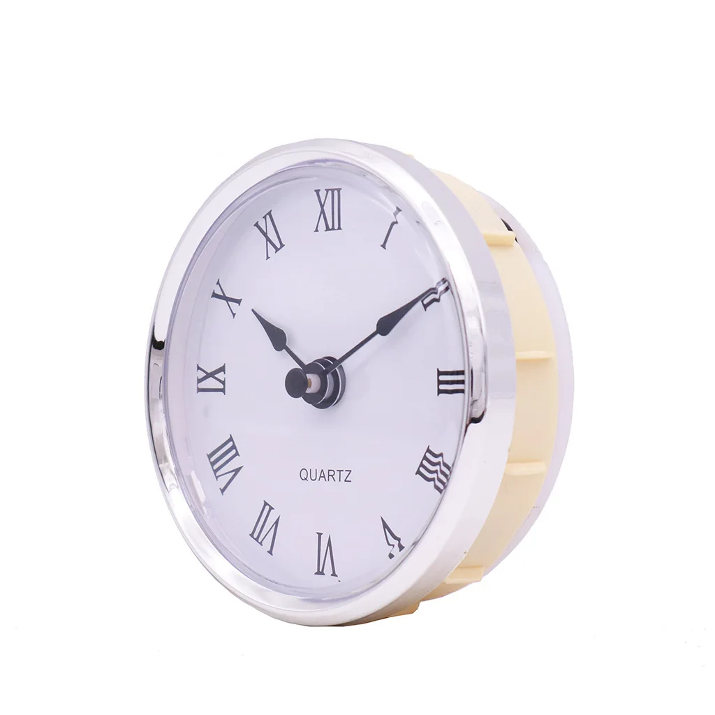 80MM DIY Clock Insert Insert Clock Mechanism Built - in Watch Clock FIT-UP Craft Desk Clock 4