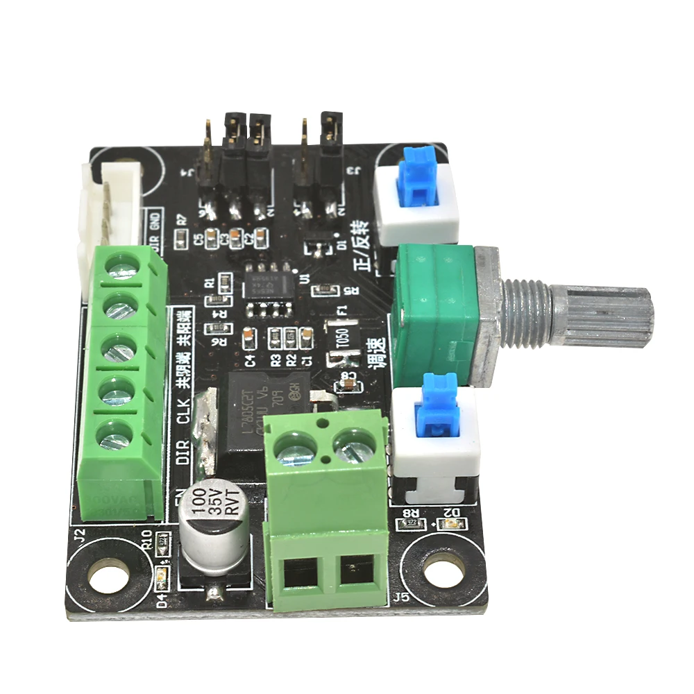 Description Picture 6 of itemDC 12V 24V Stepper Motor Driver Controller Pulse Pwm Signal Generator Module Motor Speed Regulator Frequency Control Module