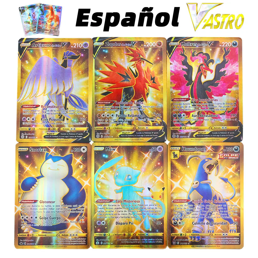 Nauwkeurig overschrijving vuilnis Pokemon Kaarten In Spaans Brief Nieuwe Collectie Vstar Vmax Holografische  Shiny Speelkaart Spel Castellano Español Kinderen Speelgoed - AliExpress  Speelgoed & Hobbies