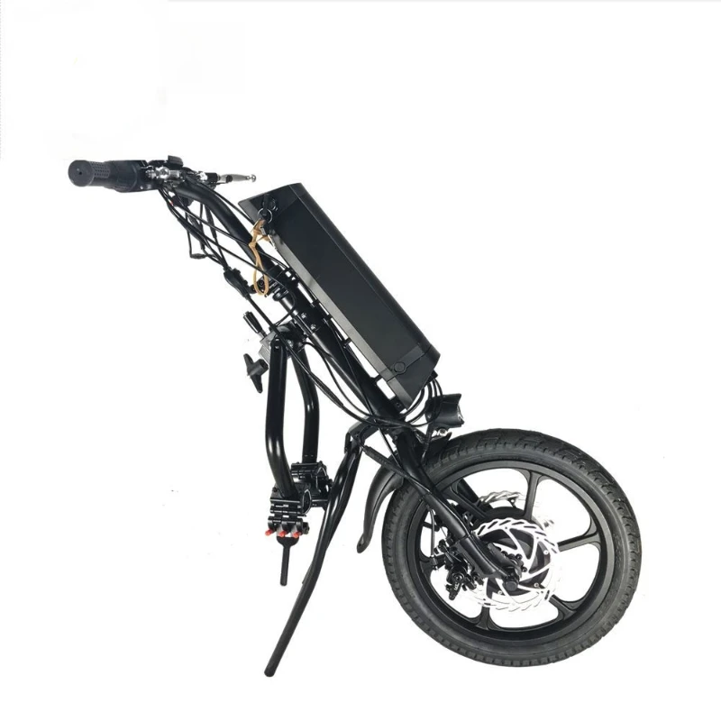 2022 Vendita Calda Sedia A Rotelle Handcycle 16 "36V 500W Bici Elettrica Bicicletta Attaccata Handbike Con Batteria 11.6Ah
