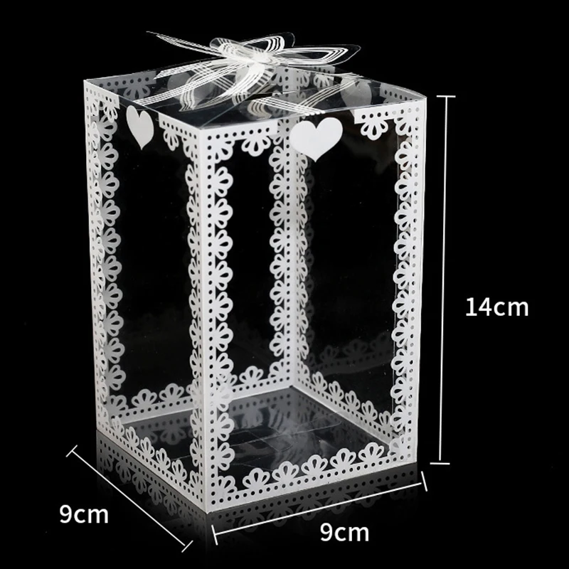 Transparente PVC-Verpackungsbox für Geburtstag, Hochzeit, Valentinstag, Schokolade, Kuchen, Geschenkboxen, Geburtstagsparty-Zubehör, 10/20 Stück – Detail 11