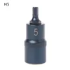55mm H4-H17 Hexagon Screwdriver Socket 1/2Inch Adapter Drill Bit Hand Tools Socket For Ratchet Wrenches socket wrench set,hex sockets set,socket wrench,impact socket set,impact driver socket,bit socket set