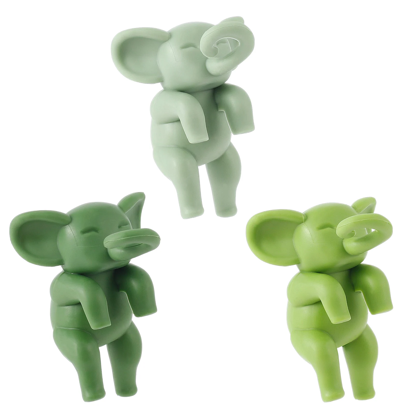 3PCS/Set Plant Propagation Buddy 3D Elephant Plant Holder Plastic Multifunctional Supports Creative Cutting Holder