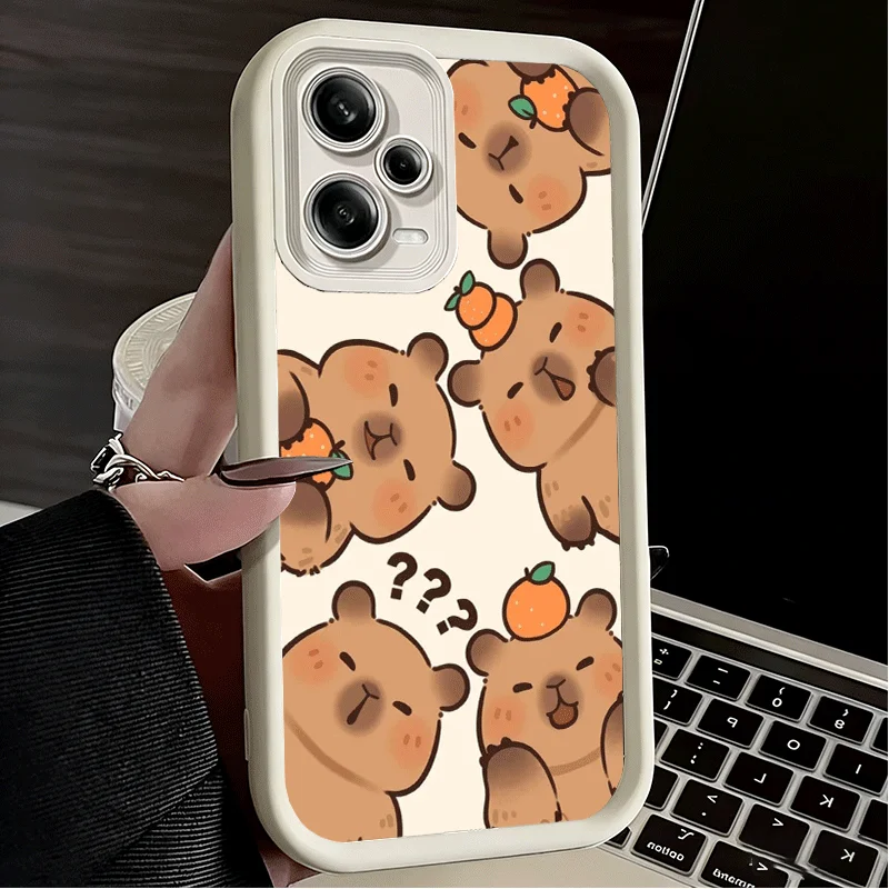 Capybara Cartoon Cute Soft Phone Case Shell