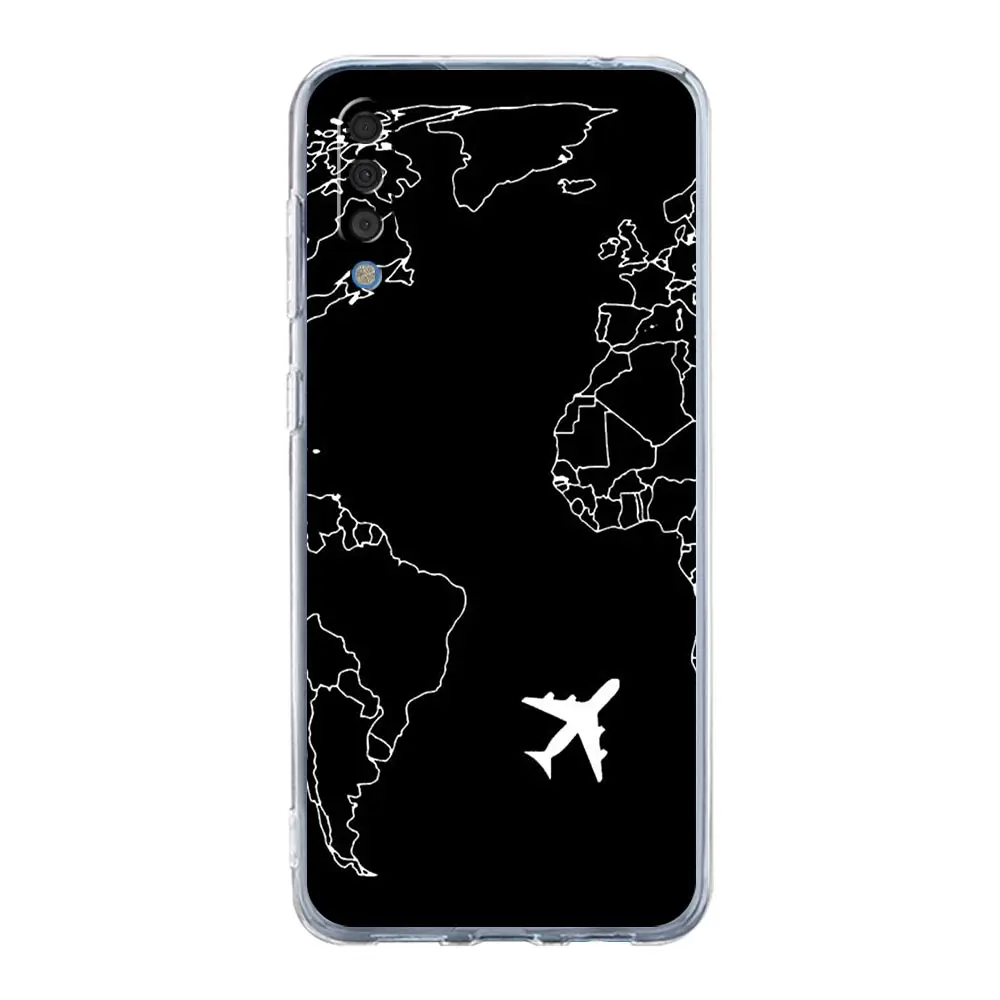 World Map Scenery Direction Phone Case