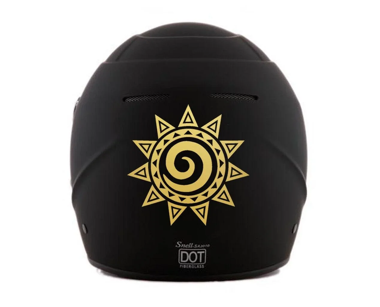 

For motorcycle helmet stickers / decal removable 1 pcs Boho sun