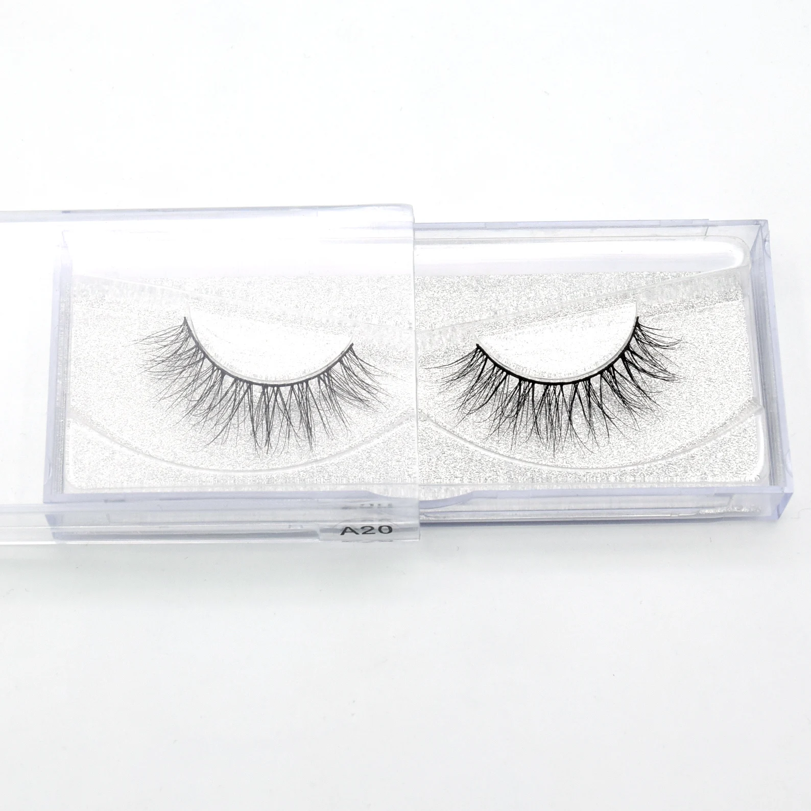 Visofree 3D Mink False Eyelashes 100% Handmade Natural Soft Fake Eyelash Make Up Eyelashes Extension Crisscross Eyelashes A20