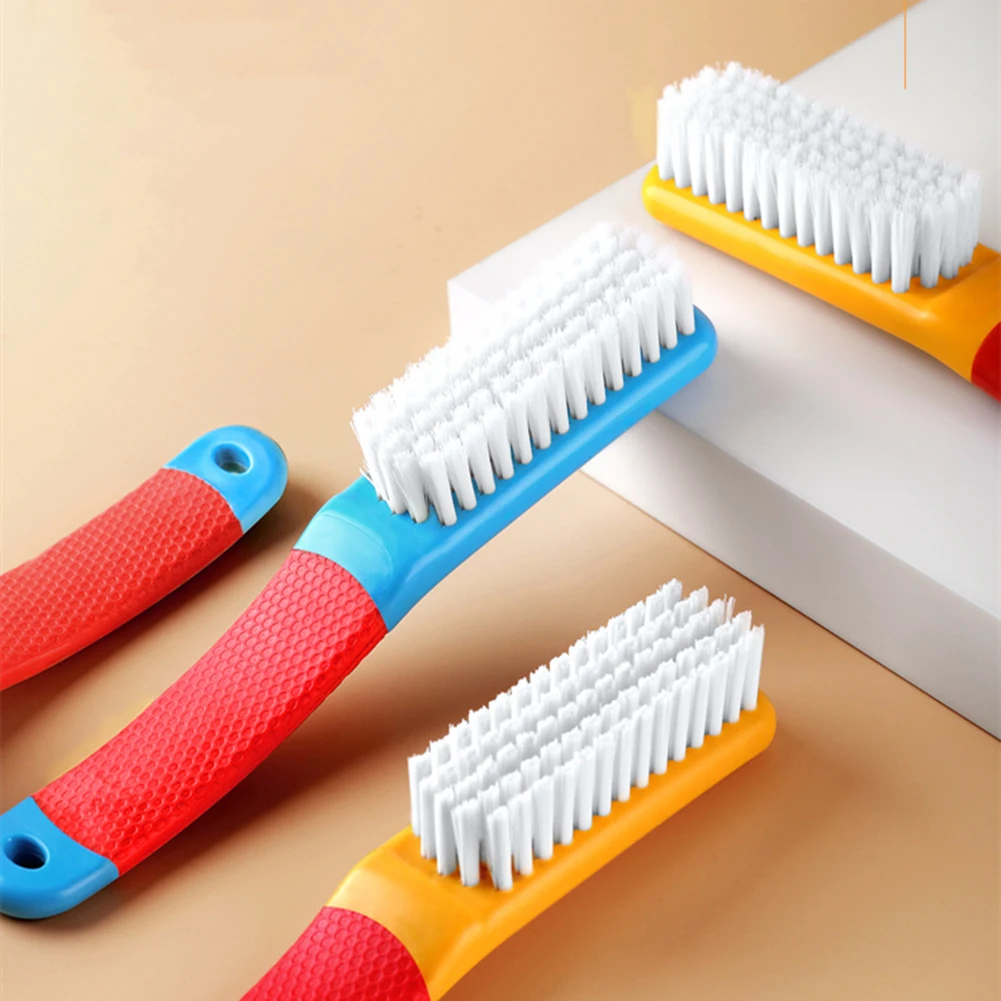 

Scrubbing Brush Soft Bristle Laundry Clothes Shoes Scrub Brush Portable Plastic Hands Cleaning Brush For Kitchen Bathroom