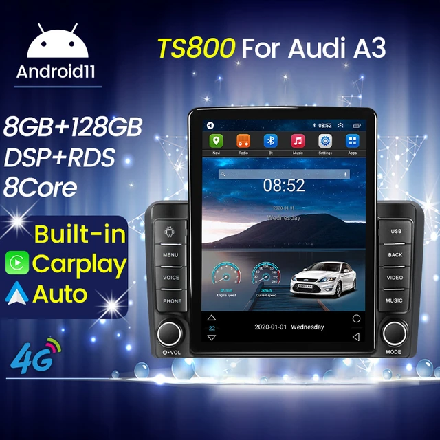 Autoradio Audi A3- GPS et bluetooth Auto chez Player Top 