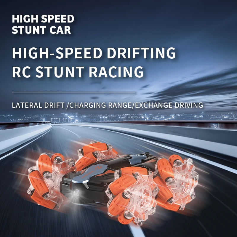 Electric RC Drift Car with Music and LED Lights
