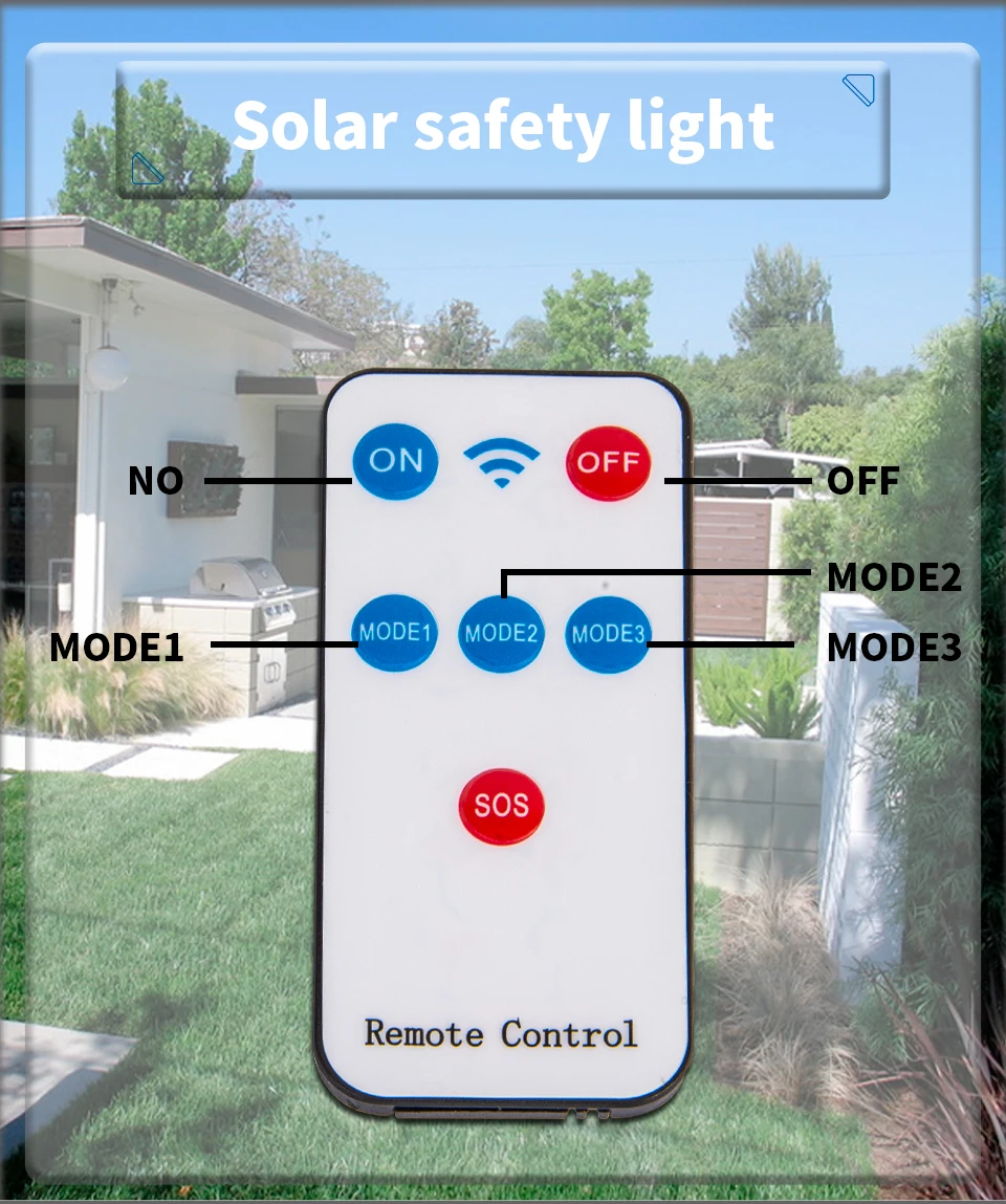 led solar garden lights Solar Street Lights Outdoor Solar Wall Lamp With 3 Light Mode Waterproof Motion Sensor Outdoor Lighting for Garden Patio Path outdoor fence lights