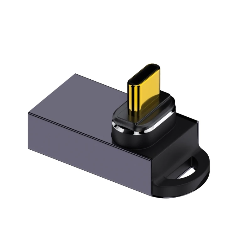 

90 Degree Connector Type C Male to USB Female OTG Data Transfer Adapter