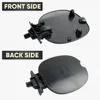 Black Fuel Filler Door Cover Gas Tank Cap Unpainted for Renault Thalia MK1 Clio II 1999-2008 Nissan Platina 2002-2010 7700433127 2