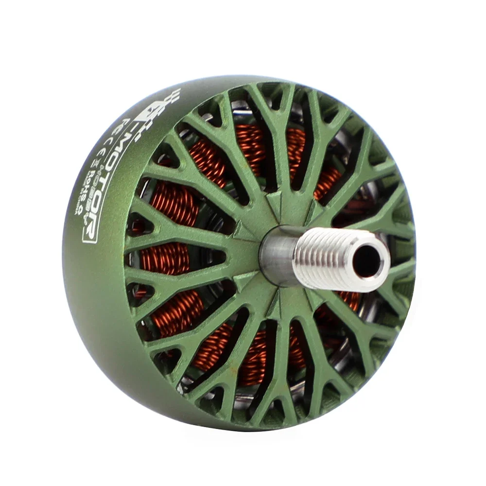 Moteur Brushless T-MOTOR T-HOBBY ITS 2306.5 KV1750 6S, présenté de côté, montrant les dissipateurs thermiques.