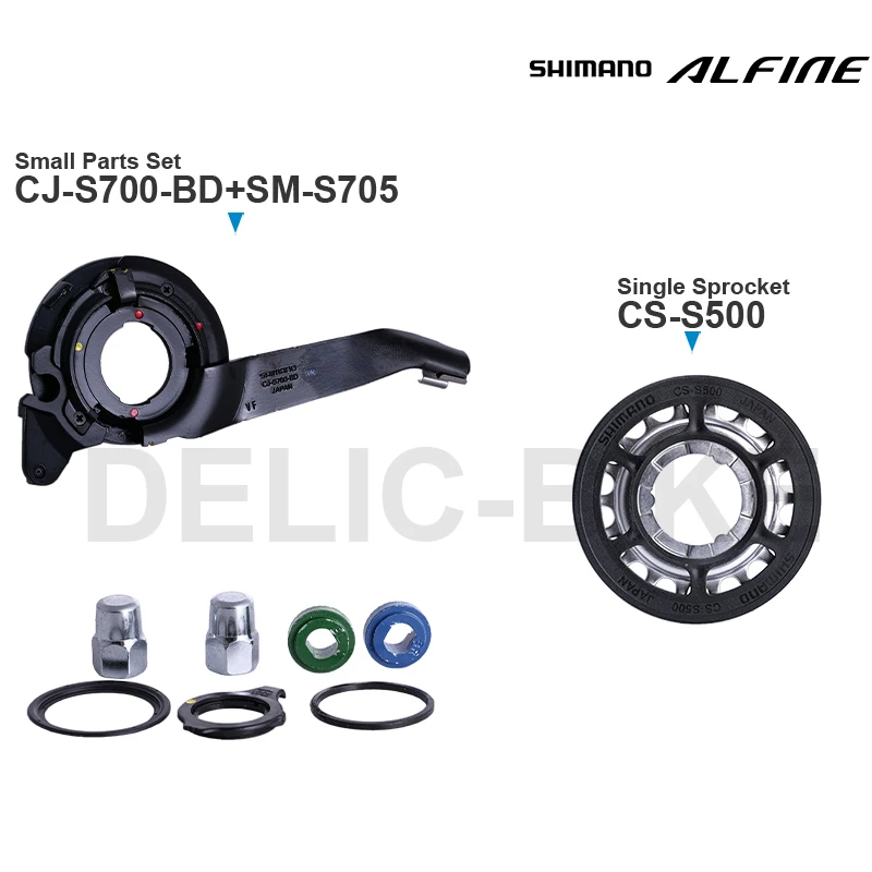 SHIMANO ALFINE Small Parts Set CJ-S700-BD SM-S705 Single Sprocket