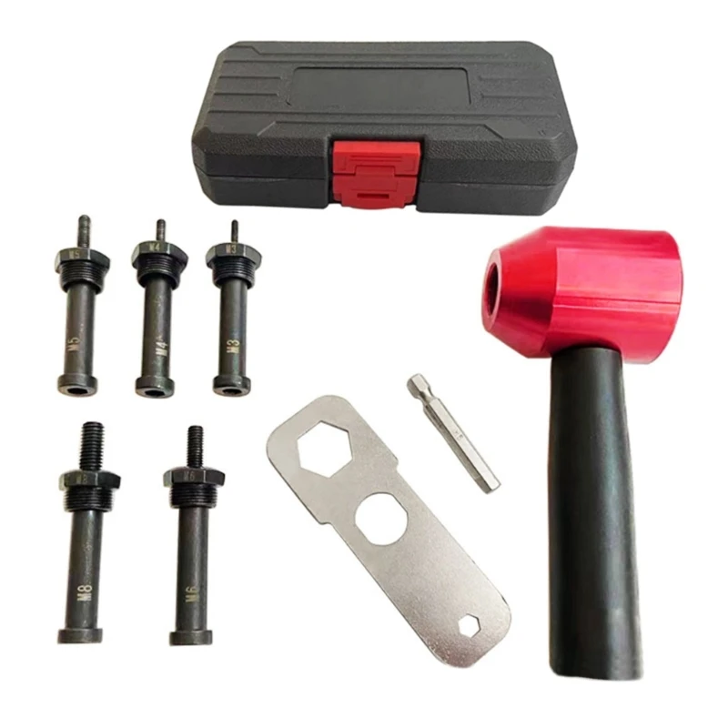 

Электрический адаптер клепальной гайки Инструмент для ручной клепки гайки Адаптер клепальной гайки