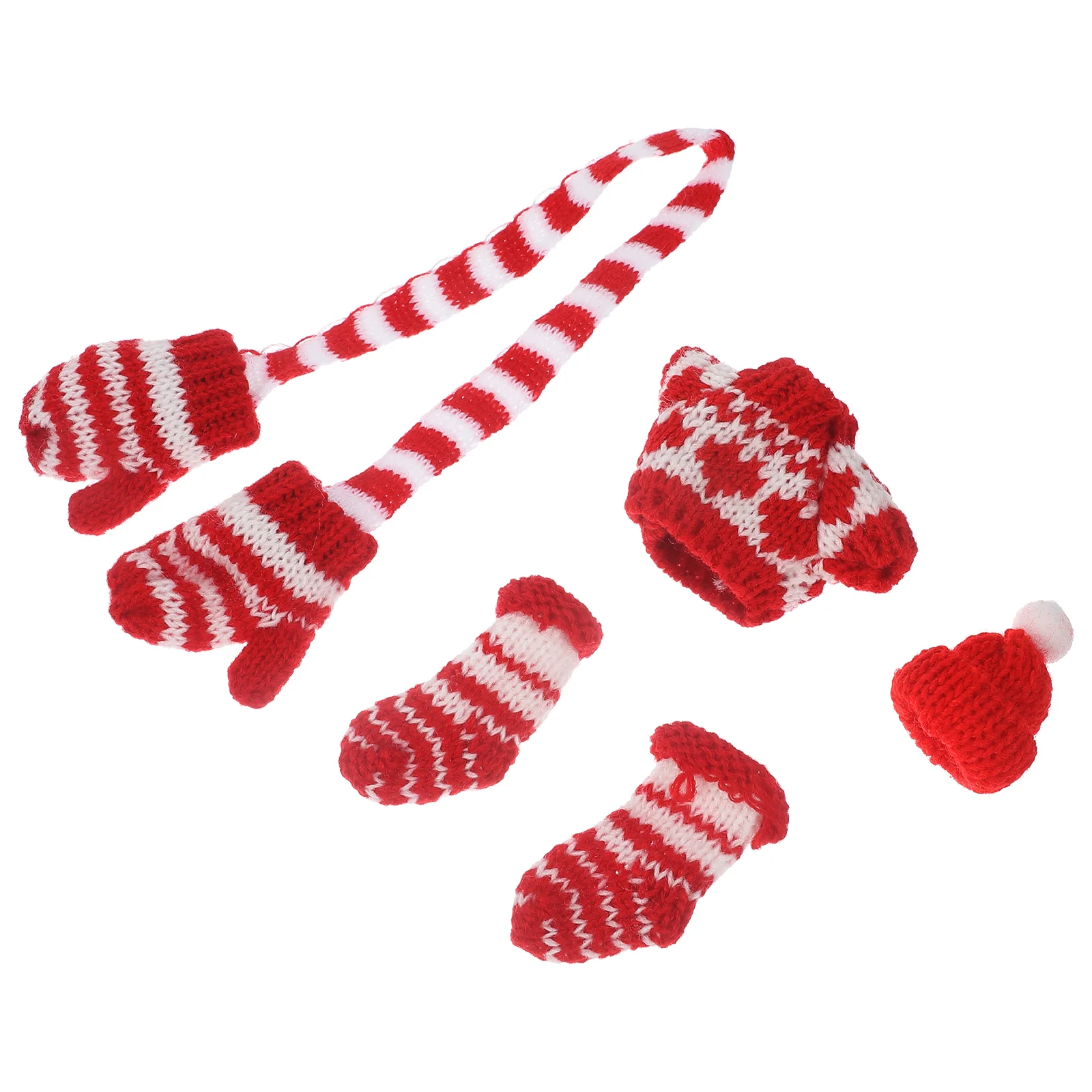 

1 Set Miniature Clothes Winter Clothes Accessories Garments Supplies