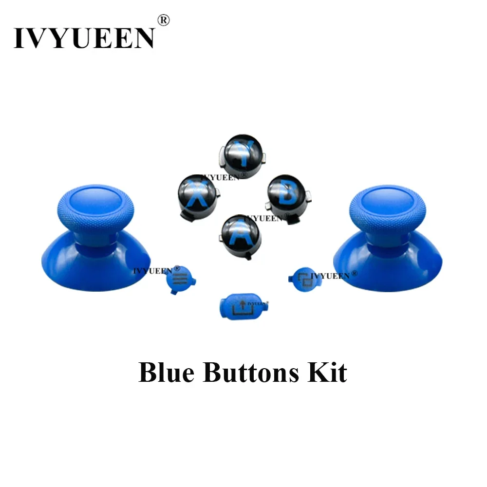 Ivyueen para xbox série x s controlador de núcleo thumbsticks abxy view menu botões de compartilhamento de substituição kit mod gamepad peças de reparo