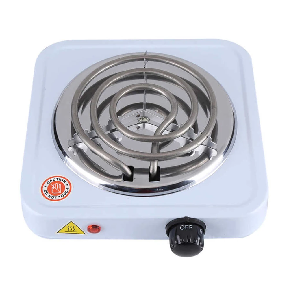 Electric Single Burner Cooktop Compact Portable Hot Plate,1500W, White &  Stainless Eu Plug - AliExpress